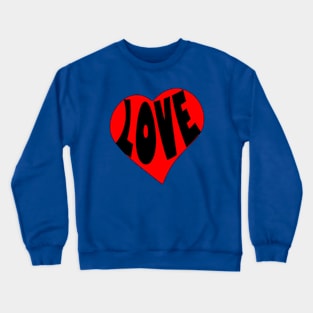 Love In My Heart Valentine's Day Sweetest Day Boyfriend Girlfriend Son Daughter Crewneck Sweatshirt